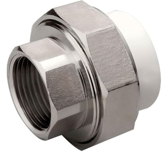 Изображение товара Американка полипропиленовая ViEiR Ф32х3/4 внутренняя резьба, для герметичного перекрытия трубопровода VER324F