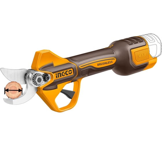 Изображение товара Аккумуляторный секатор INGCO 16B BL 2хАКБ 2Ач, и ЗУ INDUSTRIAL CSSLI162582