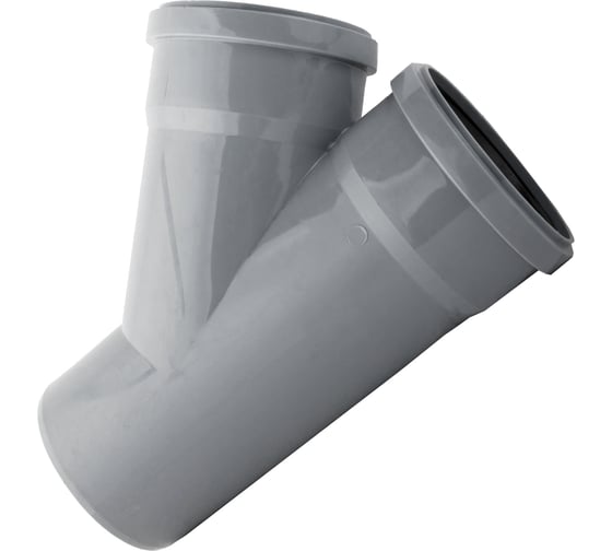 Изображение товара Тройник ViEiR Vieir ПВХ Ф110x110x45, боковое ответвление под углом ТР 110/45 С