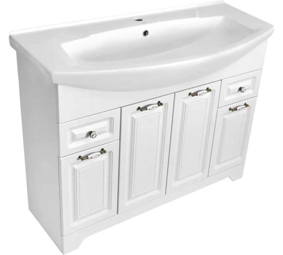 Изображение товара Тумба Stella Polar Кармела 105, ольха белая, Элеганс 105 SP-00001149
