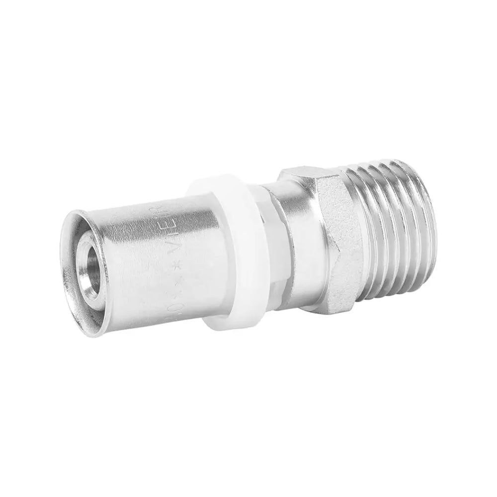 Изображение товара Обжимная муфта для металлопластиковых труб ViEiR 16×1/2 наружная резьба