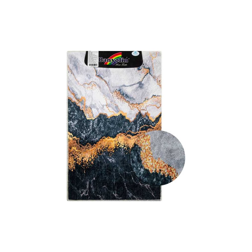 Изображение товара Дизайнерский коврик для ванной комнаты САНАКС AMBER A 140 550х900 мм