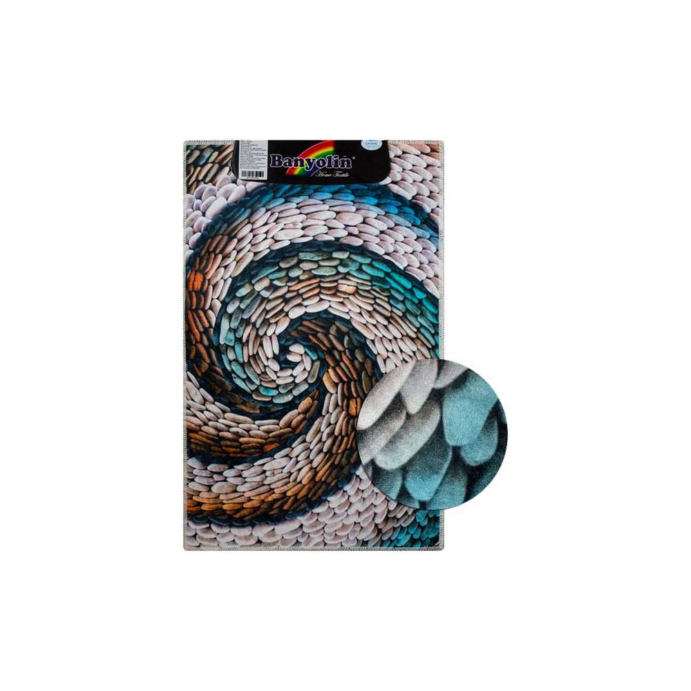 Изображение товара Дизайнерский коврик САНАКС EMERALD E 103 550х900 мм для ванной