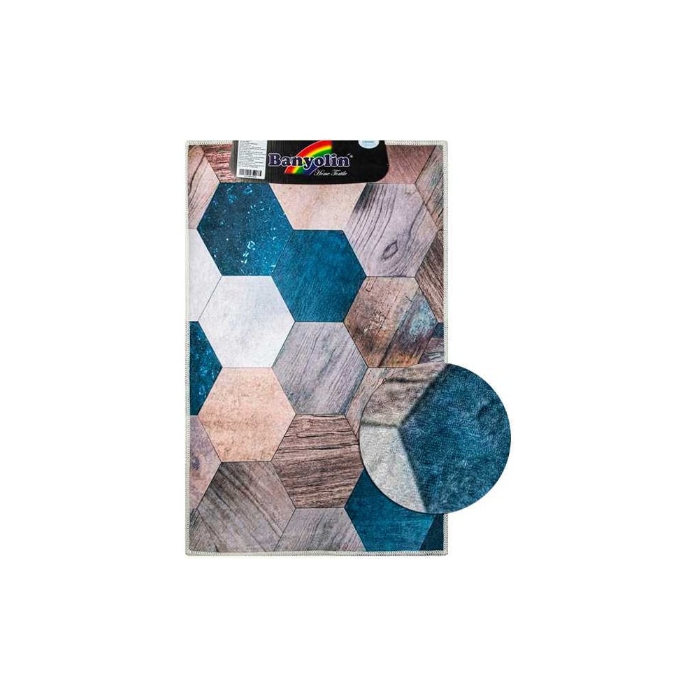 Изображение товара Дизайнерский коврик для ванной комнаты САНАКС DIAMOND D 103 550x900 мм мультиколор