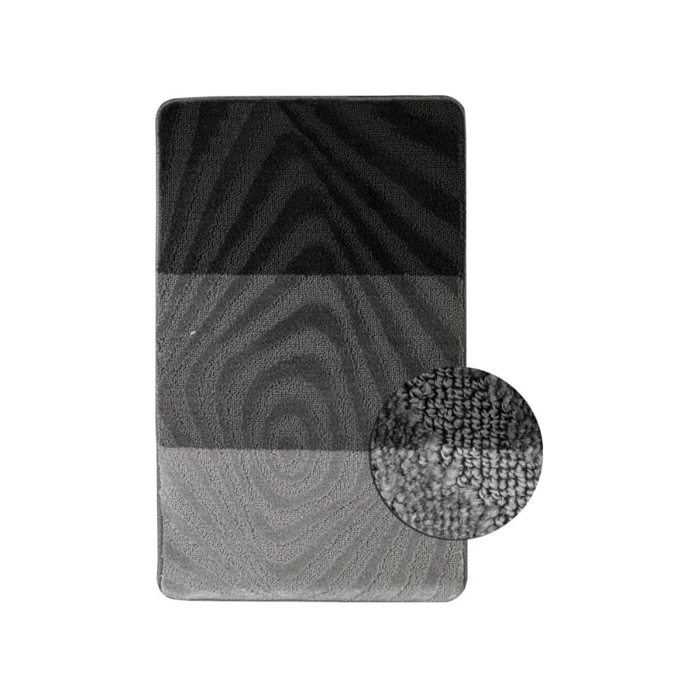 Изображение товара Коврик для ванны SANAX SILVER 202020 антрацит 60х100 см полиэстер латекс