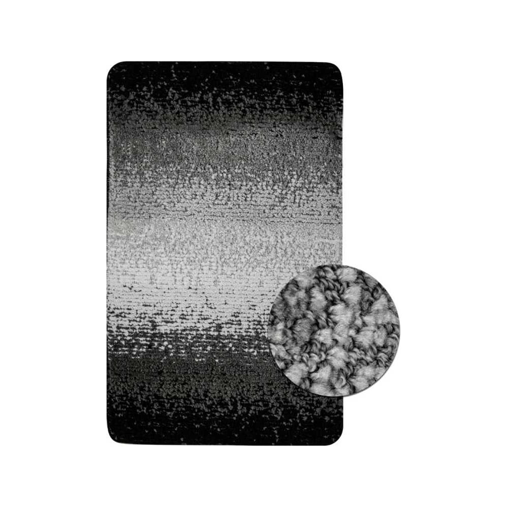 Изображение товара Коврик в ванную SANAX SILVER 50х80 см черный противоскользящий полиэстер
