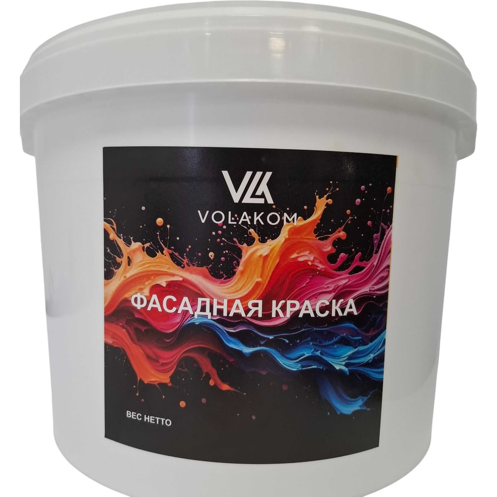Изображение товара Краска ВД акриловая фасадная матовая Volakom, NCS S 1030-Y60R, 1.4кг 760669 Изображение товара Краска ВД акриловая фасадная матовая Volakom, NCS S 1030-Y60R, 1.4кг 760669