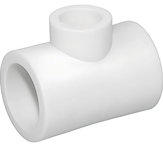 Изображение товара Тройник переходной полипропиленовый ViEiR 8 шт, Ф32х20х32 для соединения труб разного диаметра VPRT322032