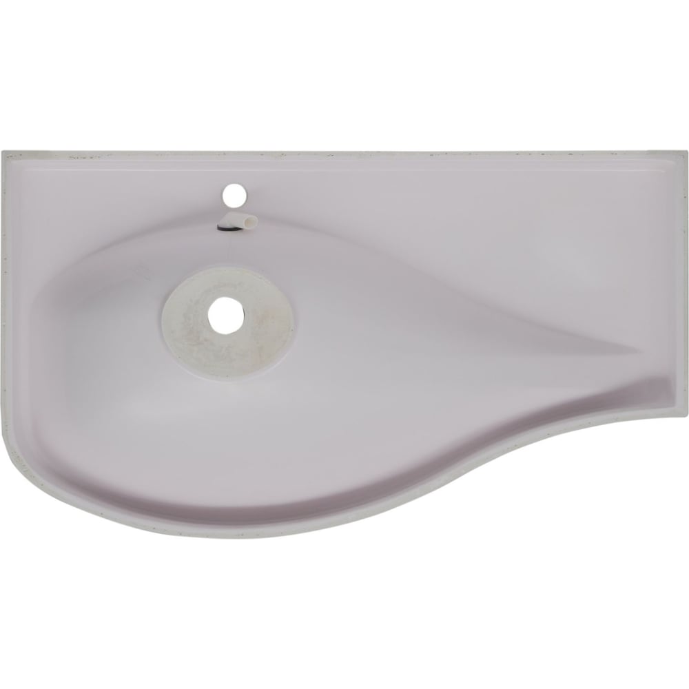 Изображение товара Раковина-столешница Aquanet Сопрано 95 правая литцевый мрамор современная модель