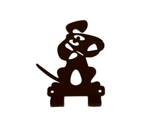 Изображение товара Крючок АВТОЭЛЕКТРИКА Задумчивый пёс коричневый 00-00000659