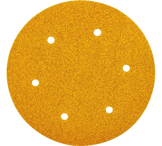 Изображение товара Круг шлифовальный на липучке Giraffe GOLD (225 мм; 6 отверстий; Р80) ABRAFORM AF-GG6-80