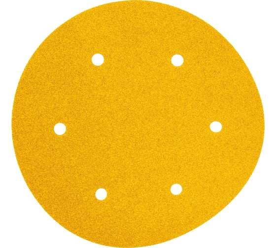 Изображение товара Круг шлифовальный на липучке Giraffe GOLD (225 мм; 6 отверстий; Р100) ABRAFORM AF-GG6-100