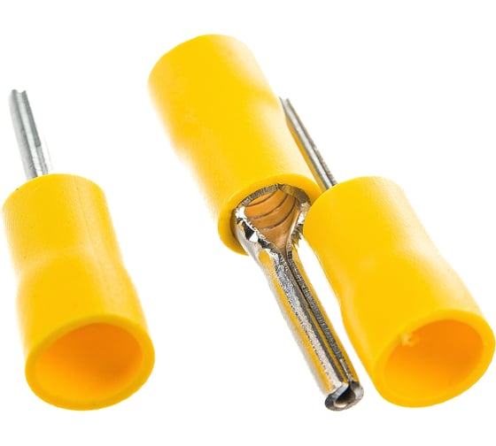 Изображение товара Штыревая круглая изолированная клемма Nord-Yada с ПВХ манжетой 4-6 кв.мм 907398