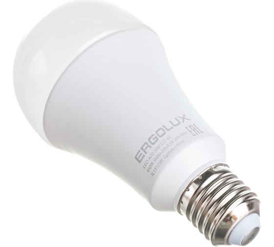 Изображение товара Светодиодная лампа Ergolux LED-A70-35W-E27-4K ЛОН 35Вт E27 4500K 180-240В 14231