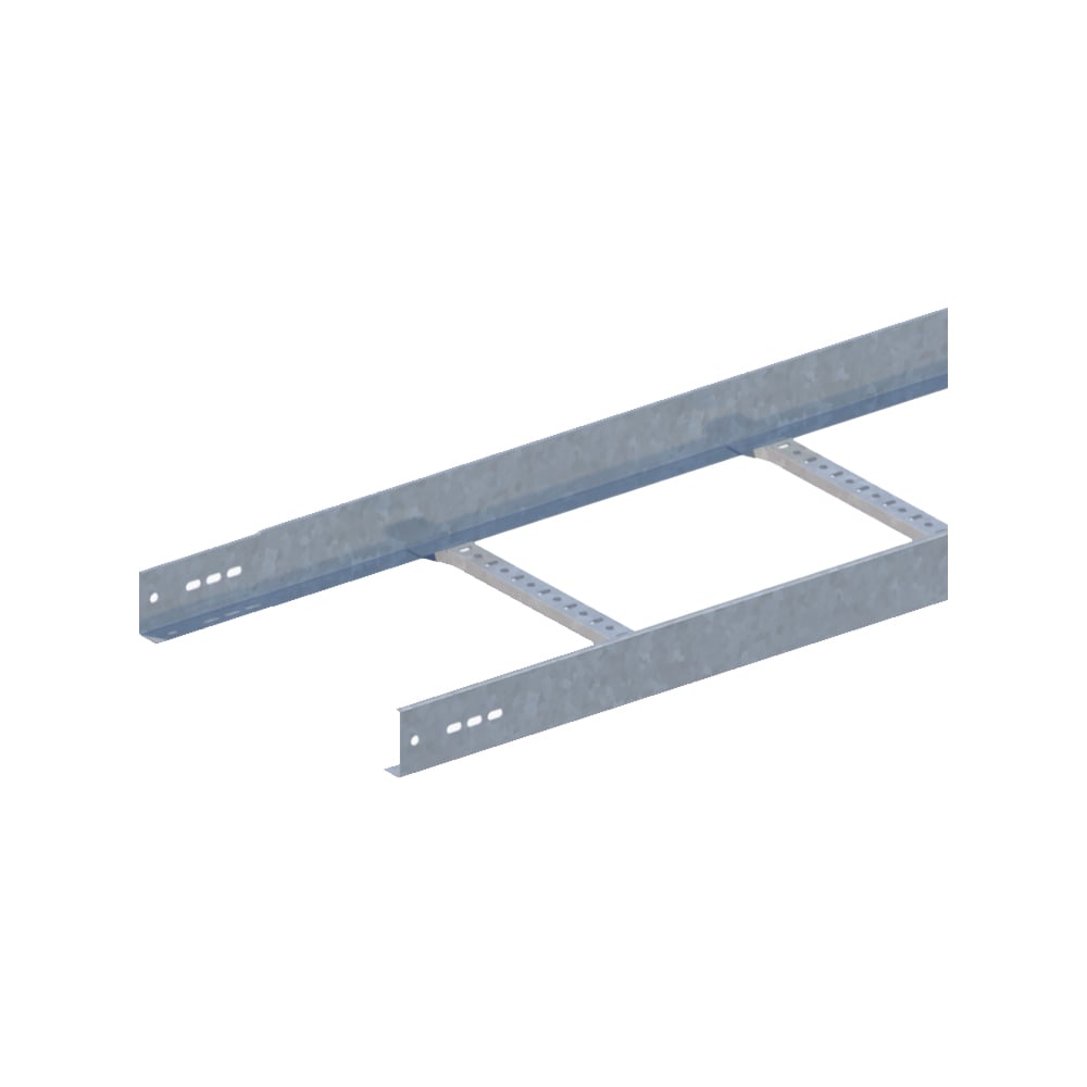 Изображение товара Лестничный лоток НЛ40-П1,87ц УТ2,5 стальной с холодным цинкованием 70х400х2000 мм