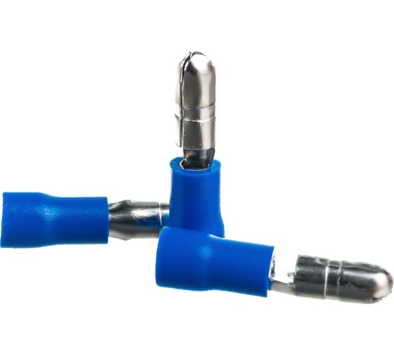 Изображение товара Штекерная изолированная клемма «папа» Nord-Yada с ПВХ манжетой 1,5-2,5 кв.мм 907394