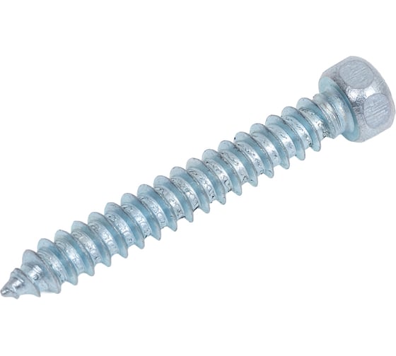 Изображение товара Саморез Квадра DIN 7976 5.5x38 цинк, кор. 200 шт., 6-гр. голова, острый 765538003200