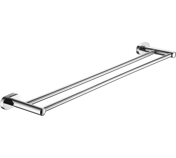 Изображение товара Полотенцедержатель двойной для ванной ViEir нержавеющая сталь, хром, V5118