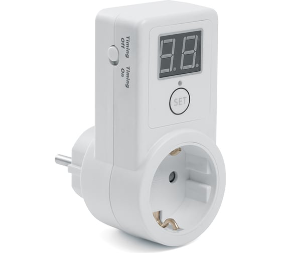 Изображение товара Электронная розетка с таймером обратного отсчета FERON TM61 мощность 2300W/10A 41816