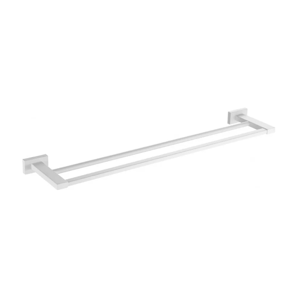 Изображение товара Двойной настенный полотенцедержатель ViEir из нержавеющей стали белый V5018-F