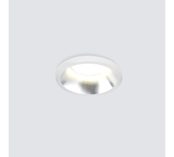 Изображение товара Встраиваемый светильник Elektrostandard 15269 LED 3W сатин никель белый a056020