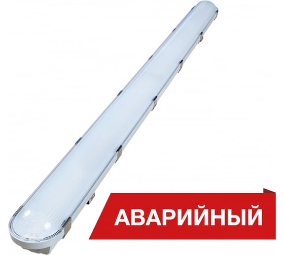 Изображение товара Светодиодный аварийный светильник DIORA Stick 41/7000 prism 7000лм 41Вт 3000K IP65 0.7PF 90Ra Kп<1 А DS41-P-3K-Ra90-A