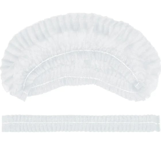 Изображение товара Нетканая шапочка AVIORA Шарлотта белая, 100 шт. 402-889
