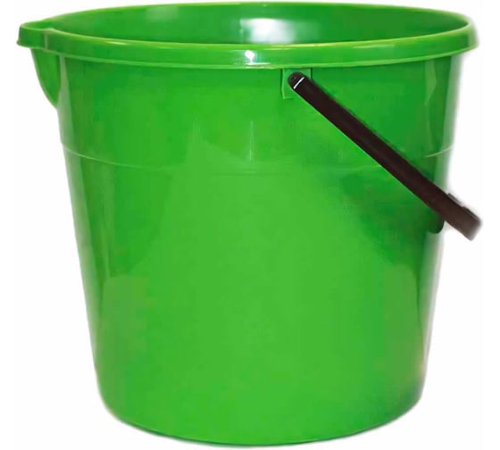 Изображение товара Ведро с носиком Умничка КЛАССИКА 10 л, салатовое MPG8355