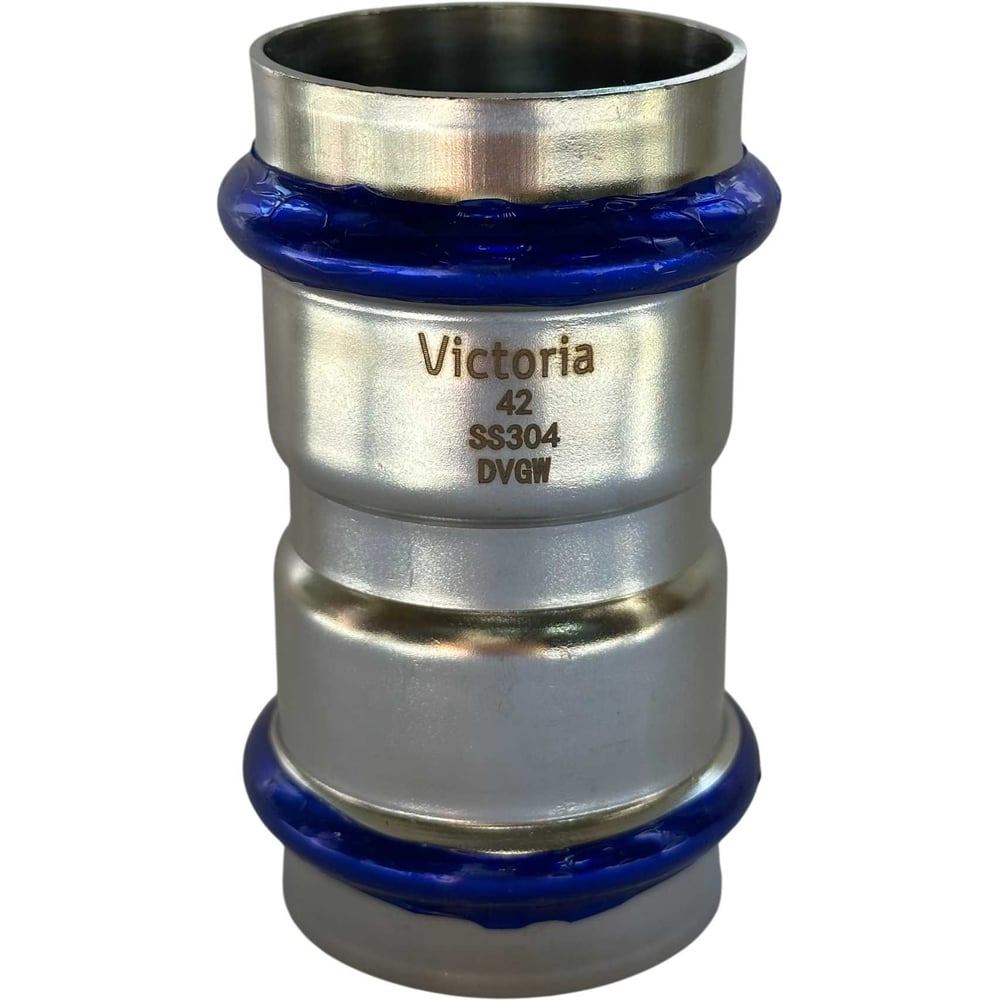 Изображение товара Муфта пресс Victoria из нержавеющей стали ф42 для бытовых систем Изображение товара Муфта пресс Victoria из нержавеющей стали ф42 для бытовых систем