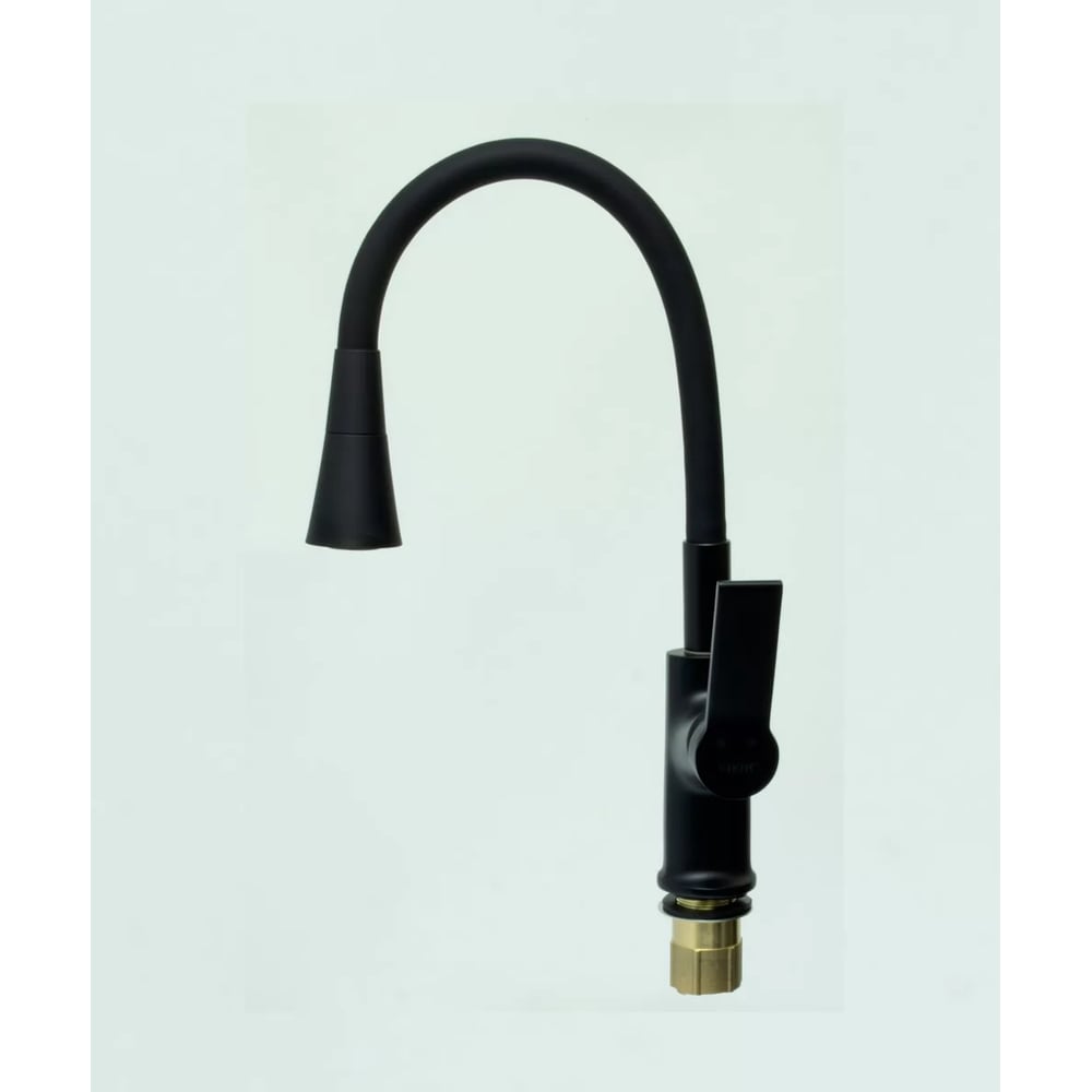 Изображение товара Смеситель для кухни ViEiR однорычажный с гибким изливом черный V243524-C