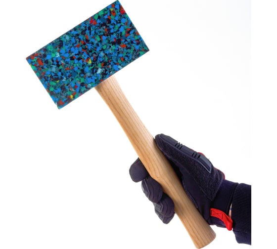 Изображение товара Прямоугольная киянка STUBAI, пластик, цветная 278504
