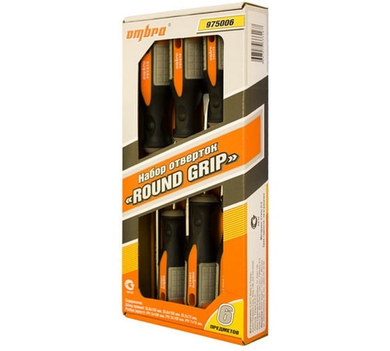 Изображение товара Набор отверток Ombra ROUND GRIP 975006