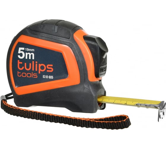 Изображение товара Рулетка с автоблокировкой Tulips Tools 5 м/19 мм II10-605