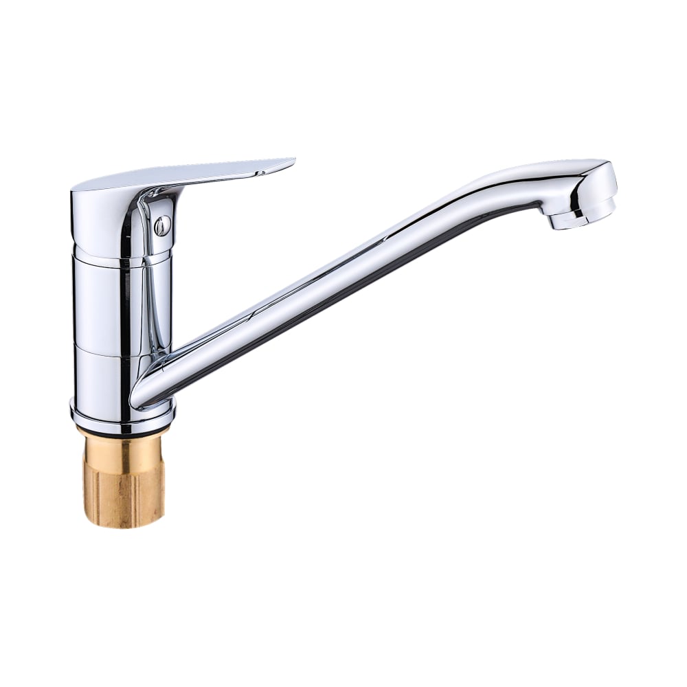 Изображение товара Однорычажный кухонный смеситель ViEiR с низким изливом и хромированным покрытием