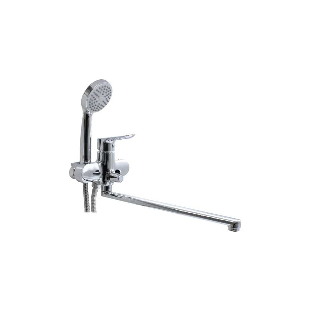 Изображение товара Смеситель для ванны DORON DВ 2127-35L шаровый хром излив 350 мм