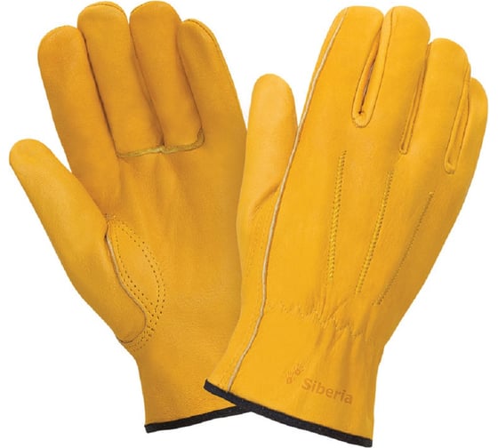 Изображение товара Кожаные перчатки СПЕЦСНАБ 0140, жёлтые, размер 9,5 0140/9