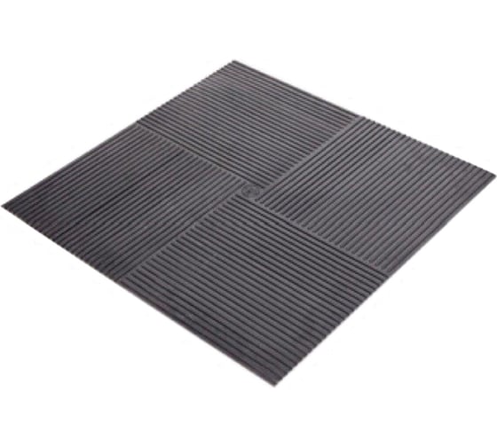 Изображение товара Коврик диэлектрический 73х73см, защита от поражения током свыше 1000В, ГОСТ 4997-75, АЗРИ, ш/к 505510 ОФИСМАГ 701013