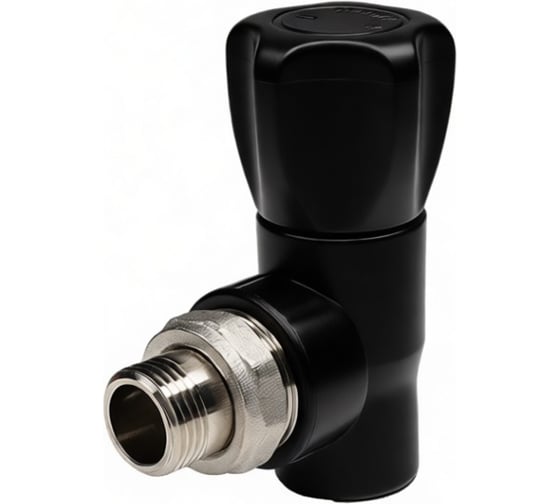 Изображение товара Вентиль угловой VIEIR полипропиленовый 20х1/2 для подключения радиаторов систем отопления VER203L-B