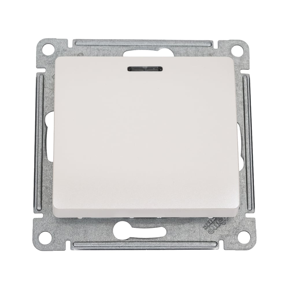 Изображение товара Переключатель Systeme Electric Glossa 1-клавишный с подсветкой