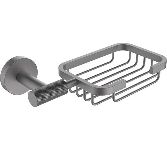 Изображение товара Мыльница VIEIR настенная решетчатая, нержавеющая сталь, графит, V5504-G