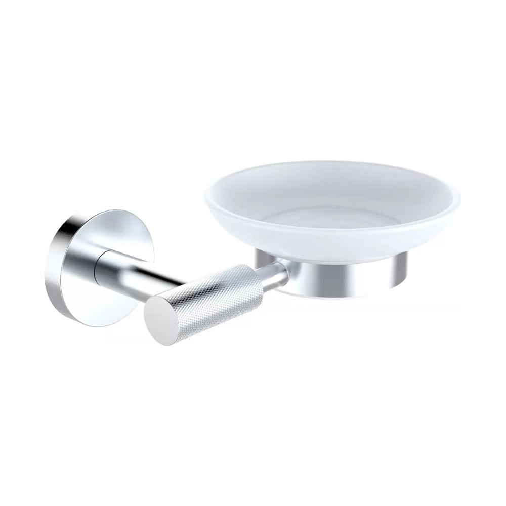 Изображение товара Мыльница VIEIR настенная стеклянная хром модель V5503 для ванной кухни