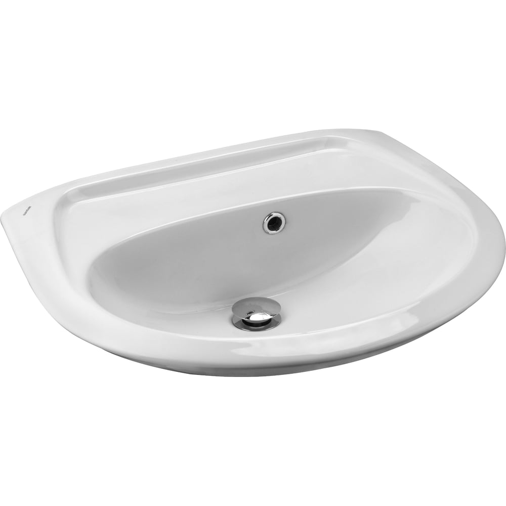 Изображение товара Умывальник Santek Бриз-50 без отверстий современный подвесной санфарфор