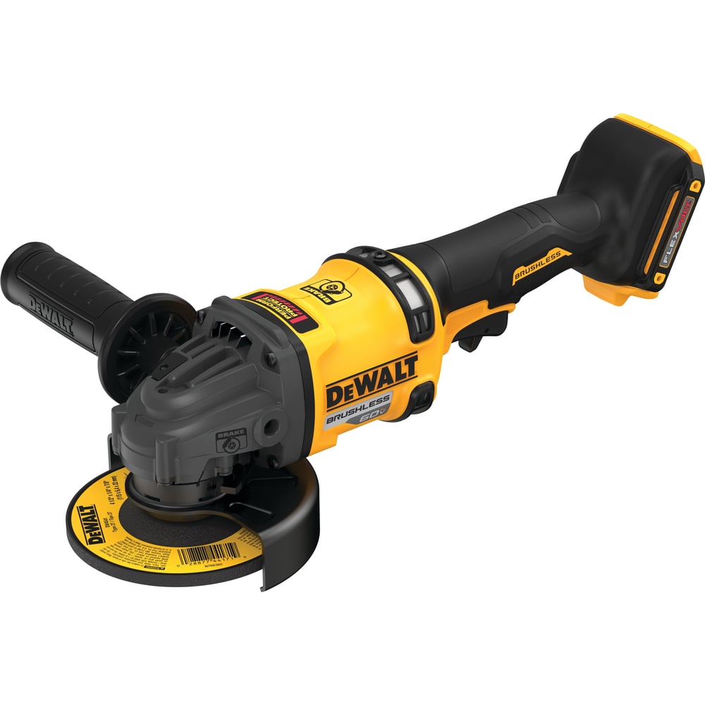 Изображение товара Аккумуляторная угловая шлифмашина DEWALT DCG418B 60 В 150 мм профессиональный инструмент