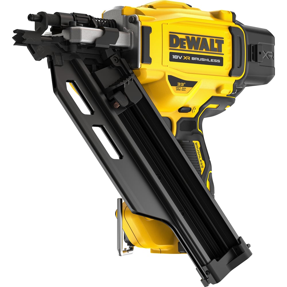 Изображение товара Аккумуляторный гвоздезабивной пистолет DEWALT DCN950N 18 В профессиональный Изображение товара Аккумуляторный гвоздезабивной пистолет DEWALT DCN950N 18 В профессиональный