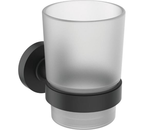 Изображение товара Стакан с держателем Ideal Standard IOM матовое стекло, с крепежом A9120XG