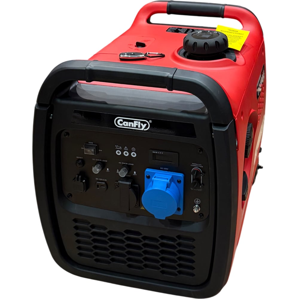 Изображение товара Бензиновый инверторный генератор CanFly CF 5500IE с шумозащитой и колесами