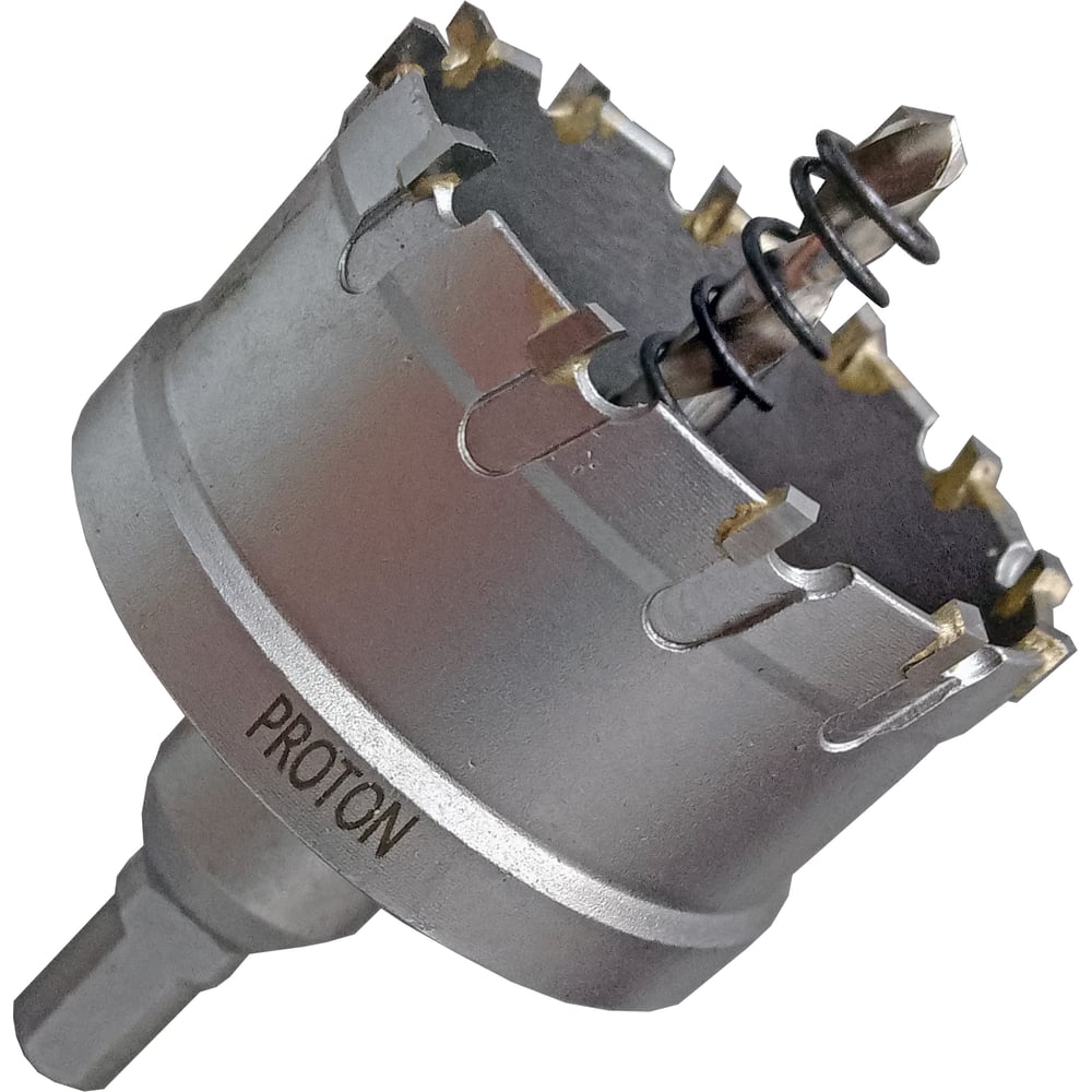 Изображение товара Коронка по металлу PROTON 57мм твердосплавная для нержавейки и цветных металлов