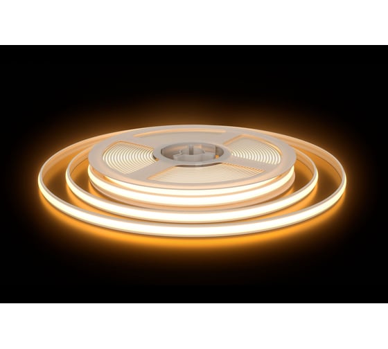 Изображение товара Светодиодная лента Apeyron Free Cut 24В, 10 Вт/м, 600 лм/м, 3000К, COB, 528д/м, IP67, 5м, подложка 8 00-407