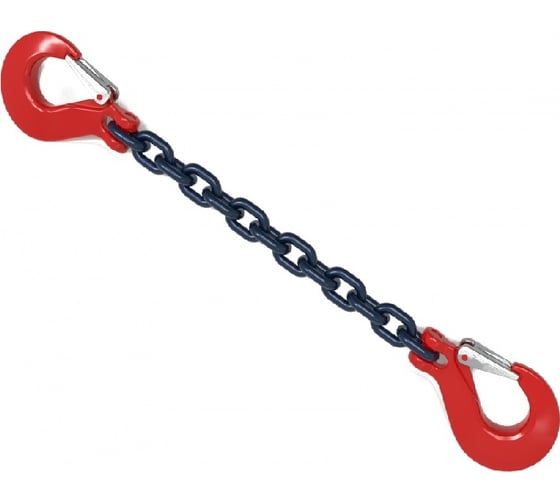 Изображение товара Крепежная цепь c крюками ТРАСТ 10 мм, 5 м 4687202103508