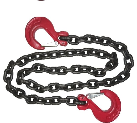 Изображение товара Крепежная цепь c крюками ТРАСТ 8 мм, 2 м 4687202103423